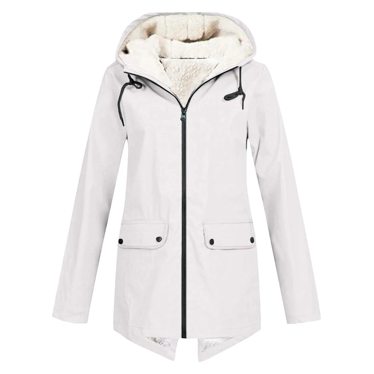 Aurevia | Women's Hooded Oversized Fit and Flare Coat