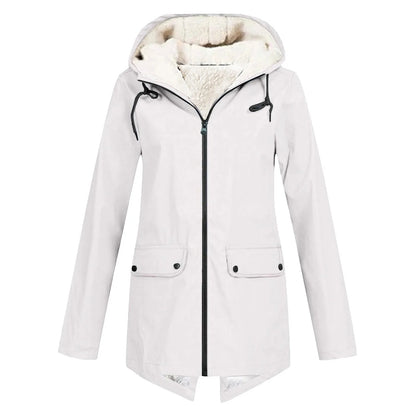 Aurevia | Women's Hooded Oversized Fit and Flare Coat