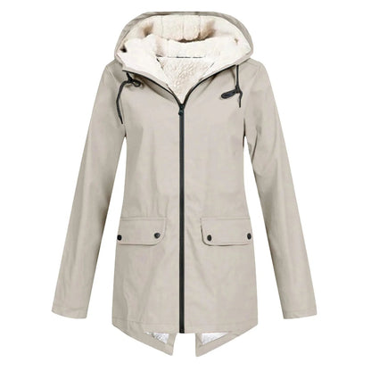 Aurevia | Women's Hooded Oversized Fit and Flare Coat