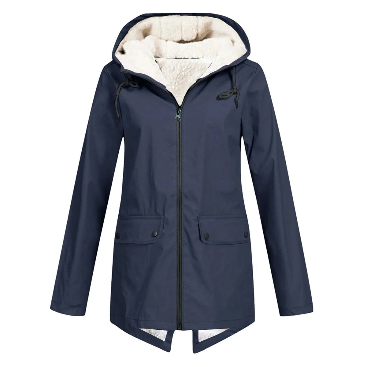 Aurevia | Women's Hooded Oversized Fit and Flare Coat