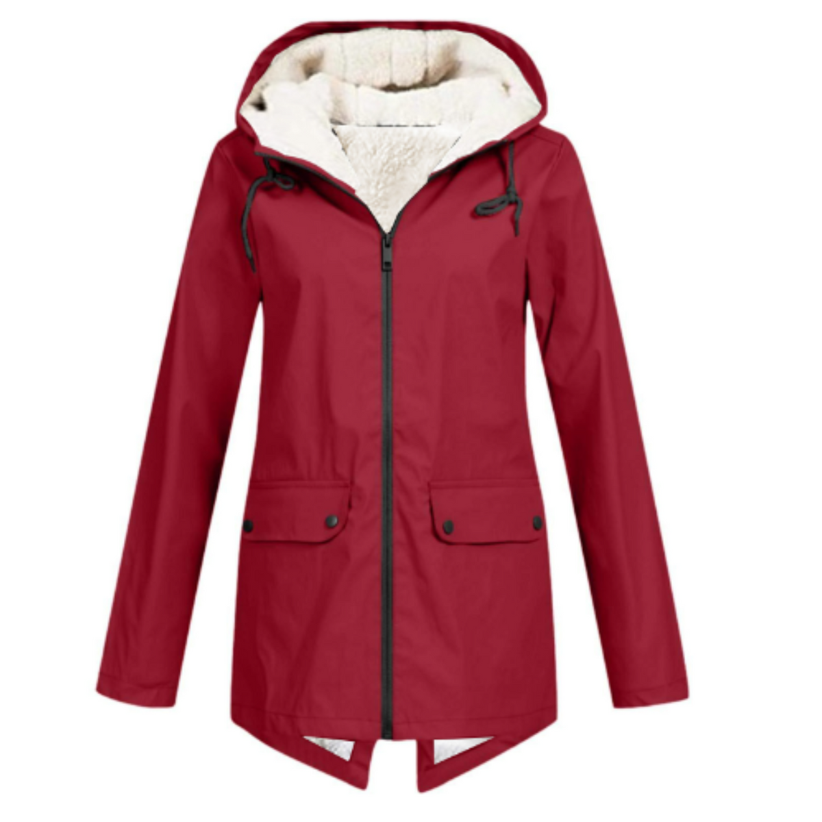 Aurevia | Women's Hooded Oversized Fit and Flare Coat