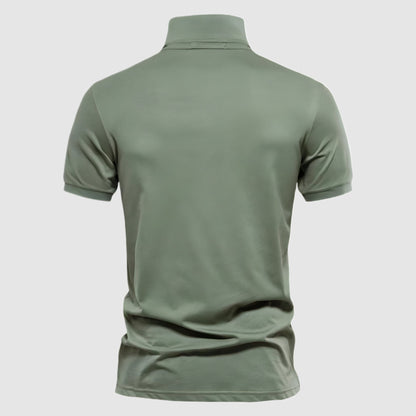 Leone Men's Short Sleeve Polo Shirt – Classic Slim Fit