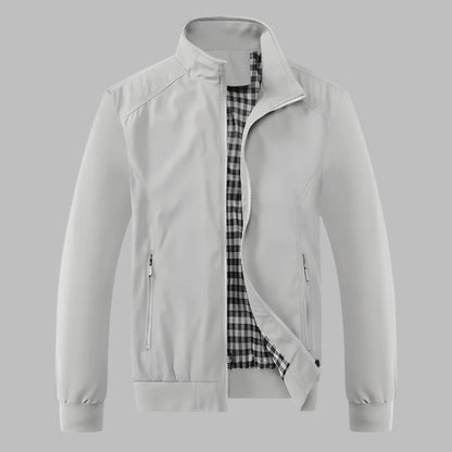 Firenzia Men's Slim Fit Bomber Jacket – Lightweight Casual Coat