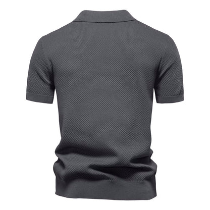 Verona Men's Mesh Polo Shirt – Breathable Short Sleeve
