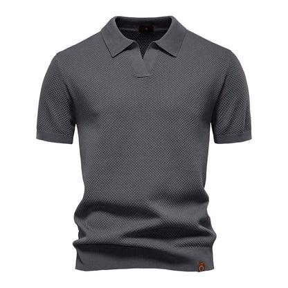 Verona Men's Mesh Polo Shirt – Breathable Short Sleeve