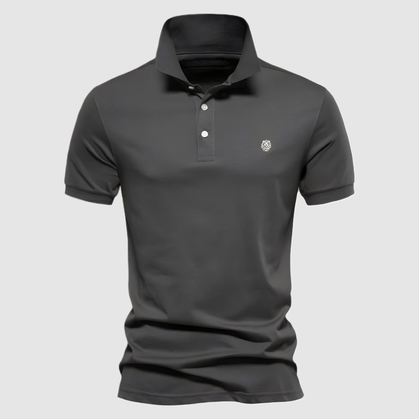 Leone Men's Short Sleeve Polo Shirt – Classic Slim Fit