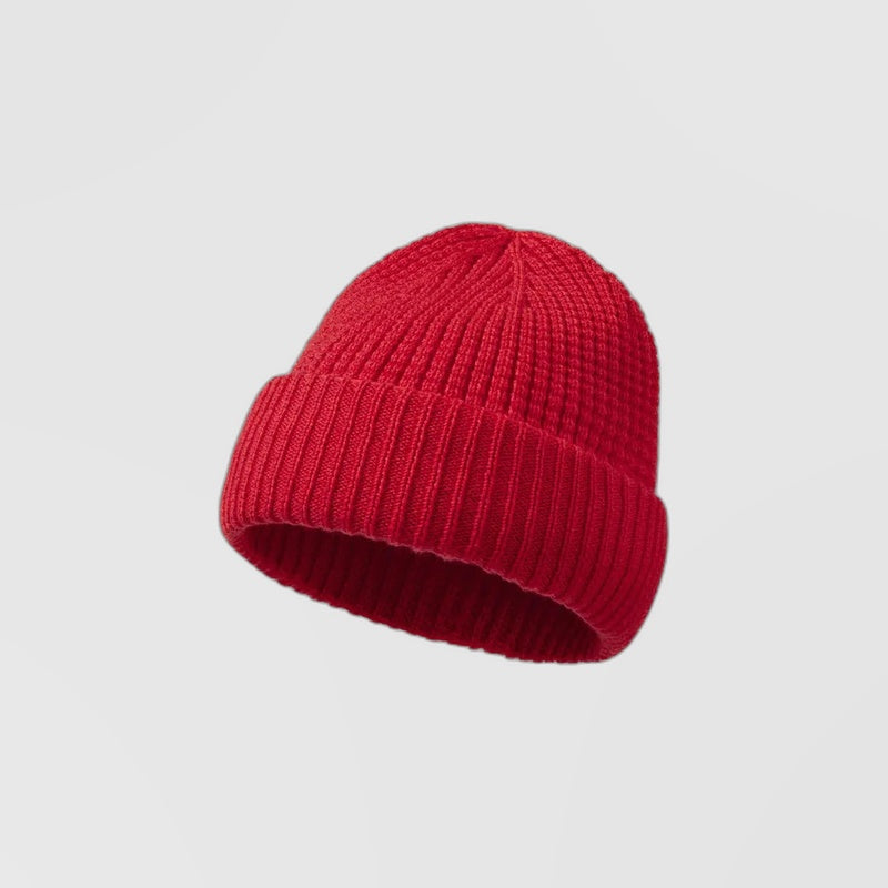 Blank Wool Waffle Knit Beanie