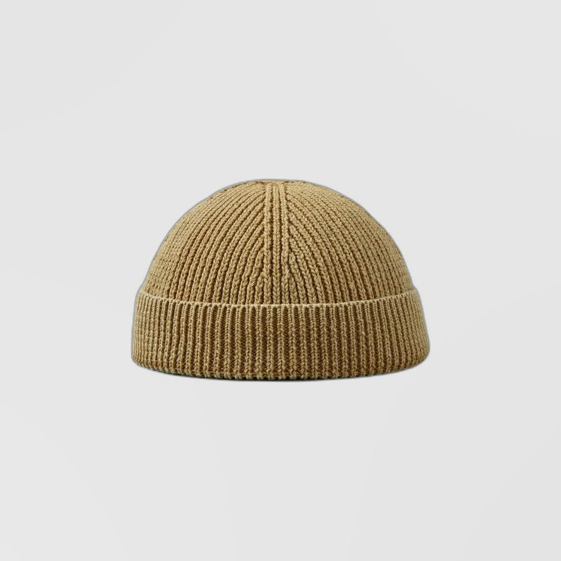 Short Fisherman Cotton Beanie Hat