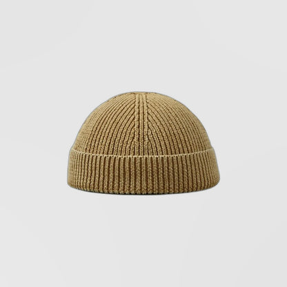 Short Fisherman Cotton Beanie Hat
