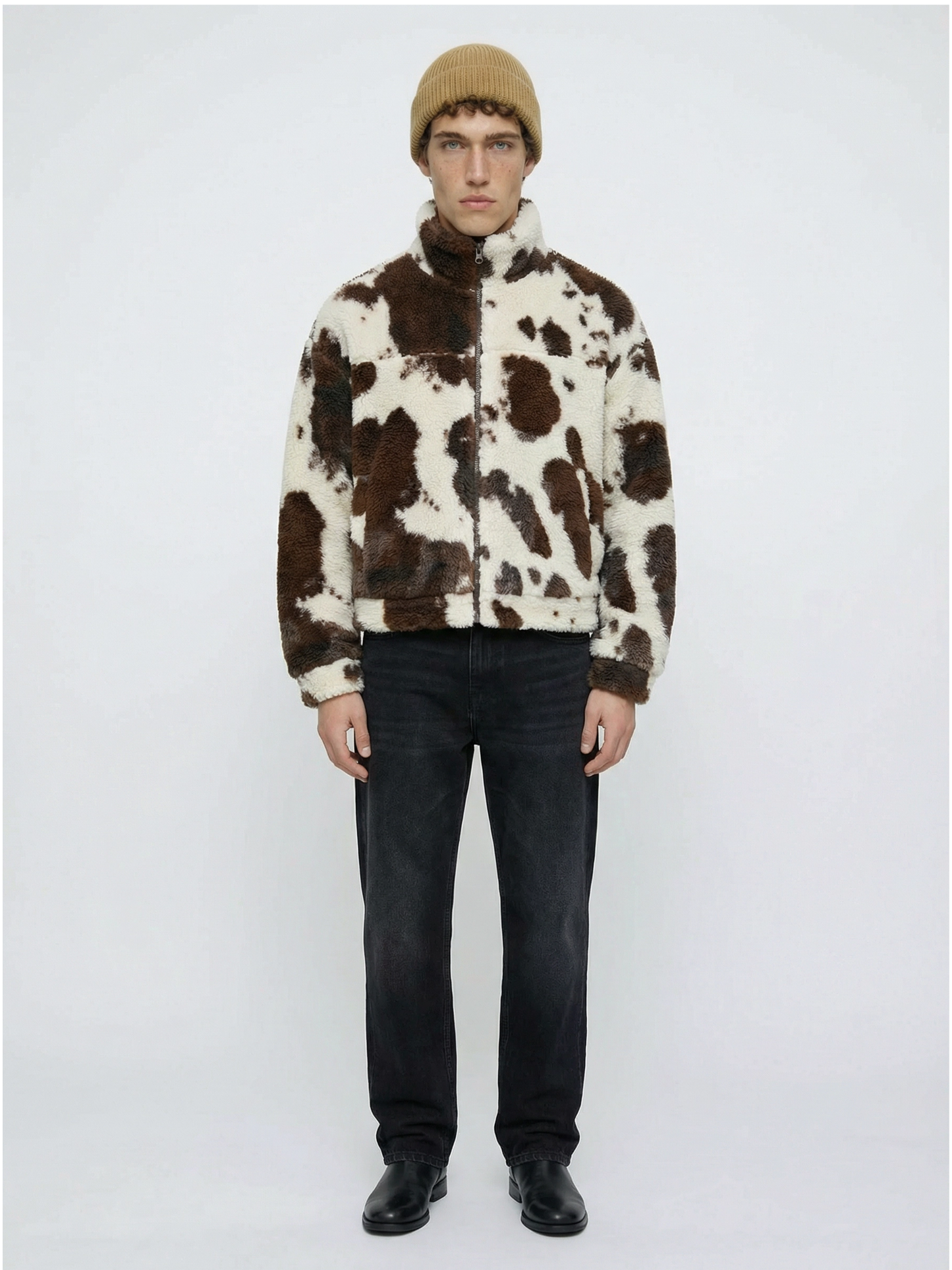 Cowhide Leather Trucker Jacket