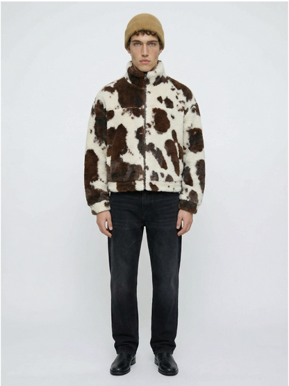 Cowhide Leather Trucker Jacket