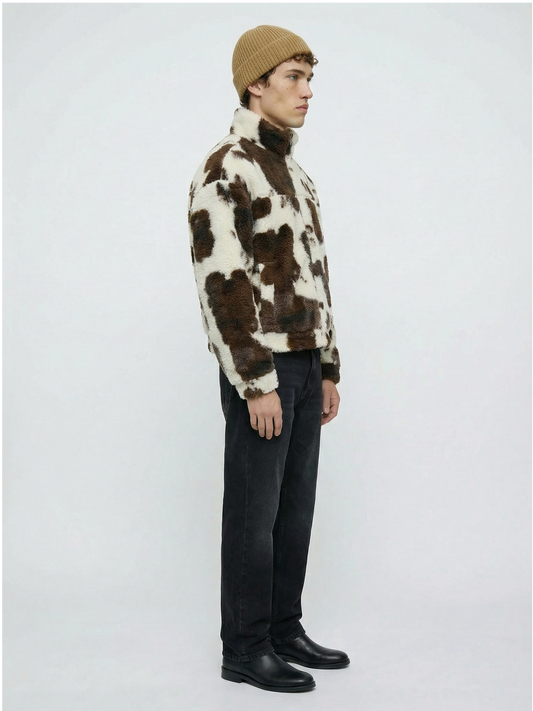 Cowhide Leather Trucker Jacket