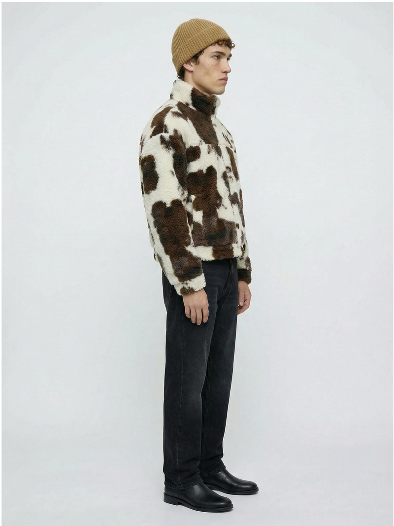 Cowhide Leather Trucker Jacket