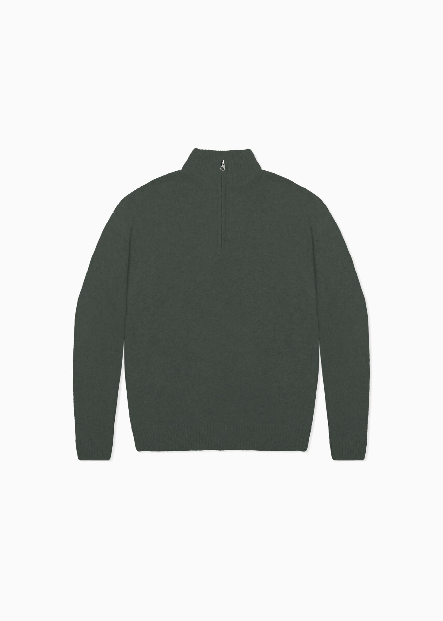 Merino Wool Blend Half-Zip Sweater