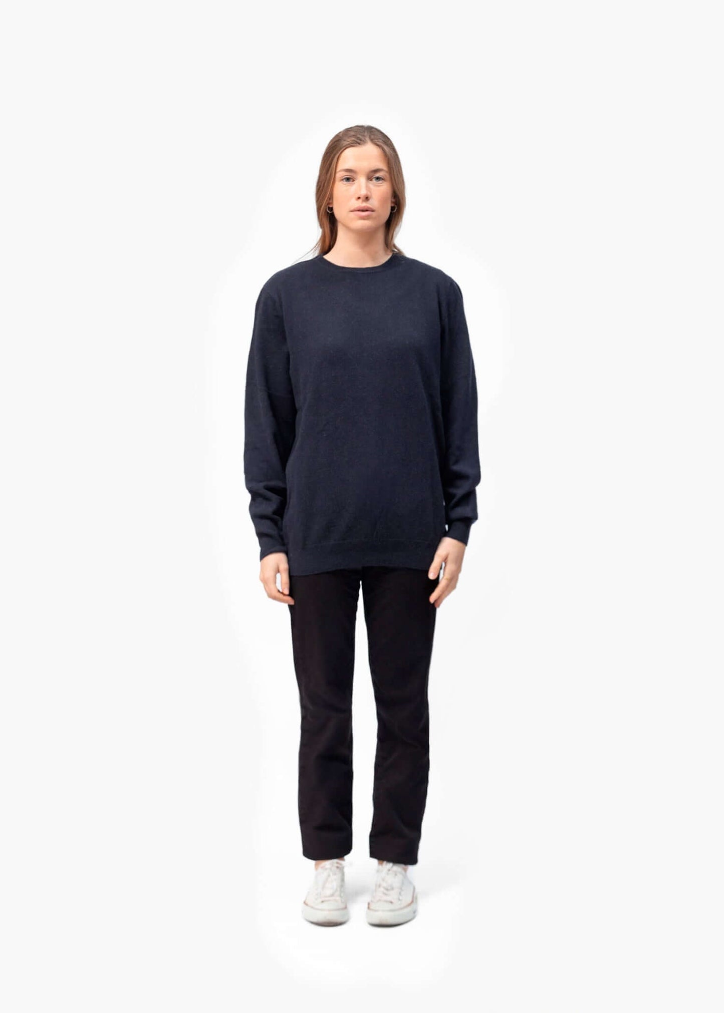 Merino Wool Blend Knit Sweater