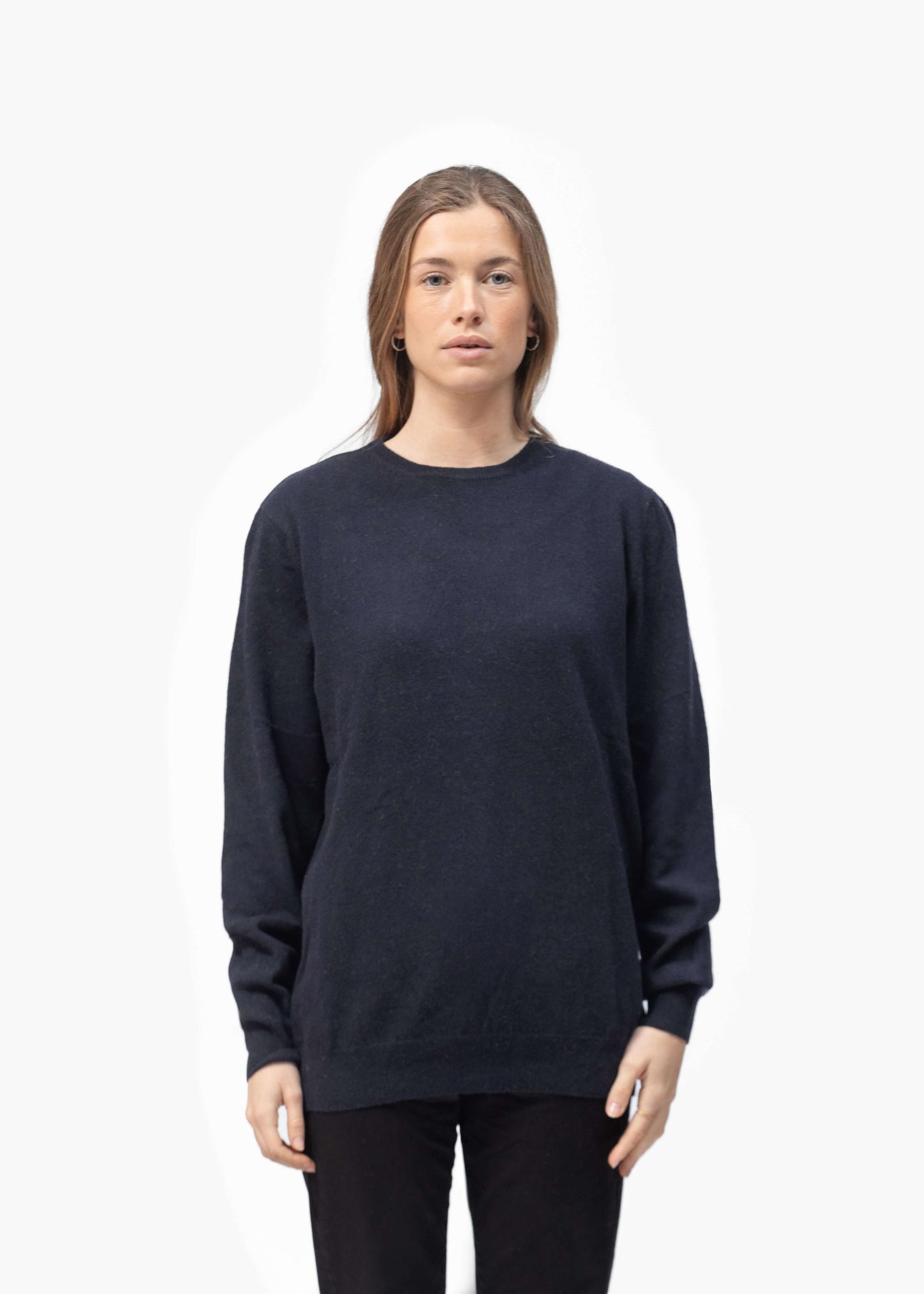 Merino Wool Blend Knit Sweater