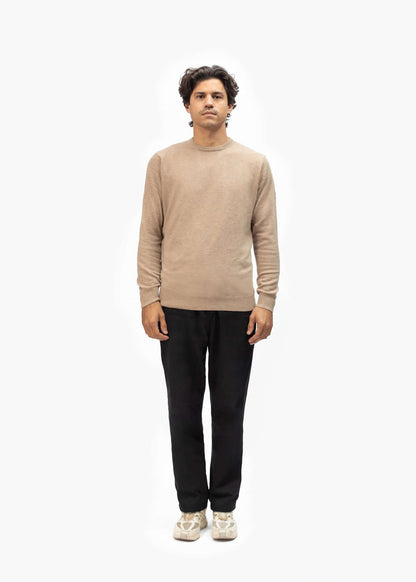 Merino Wool Blend Knit Sweater