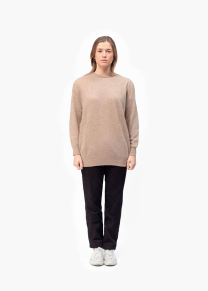 Merino Wool Blend Knit Sweater
