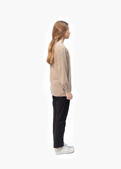 Merino Wool Blend Knit Sweater