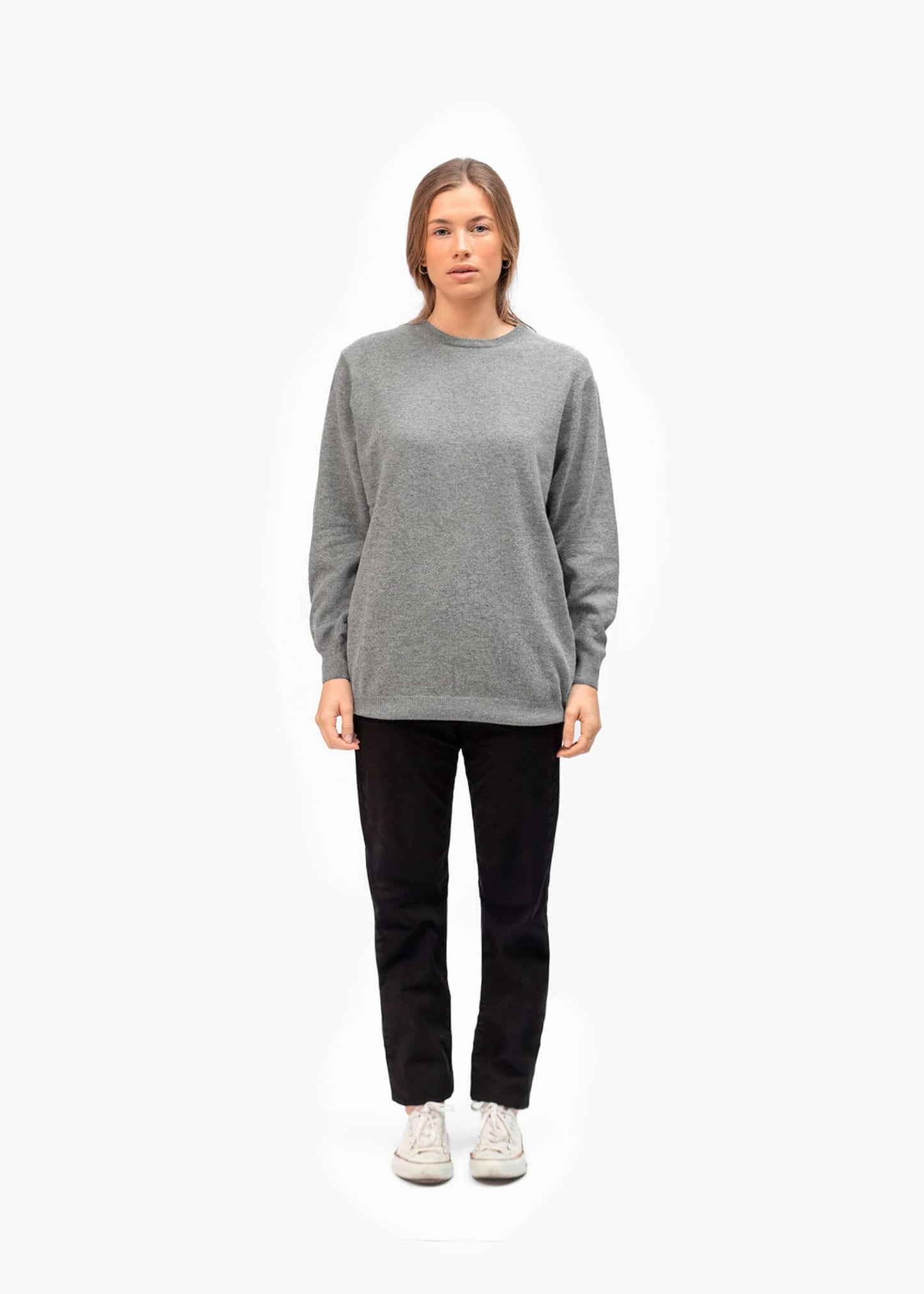 Merino Wool Blend Knit Sweater