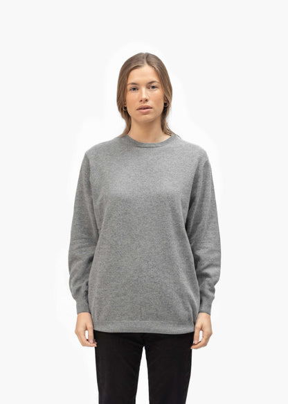Merino Wool Blend Knit Sweater