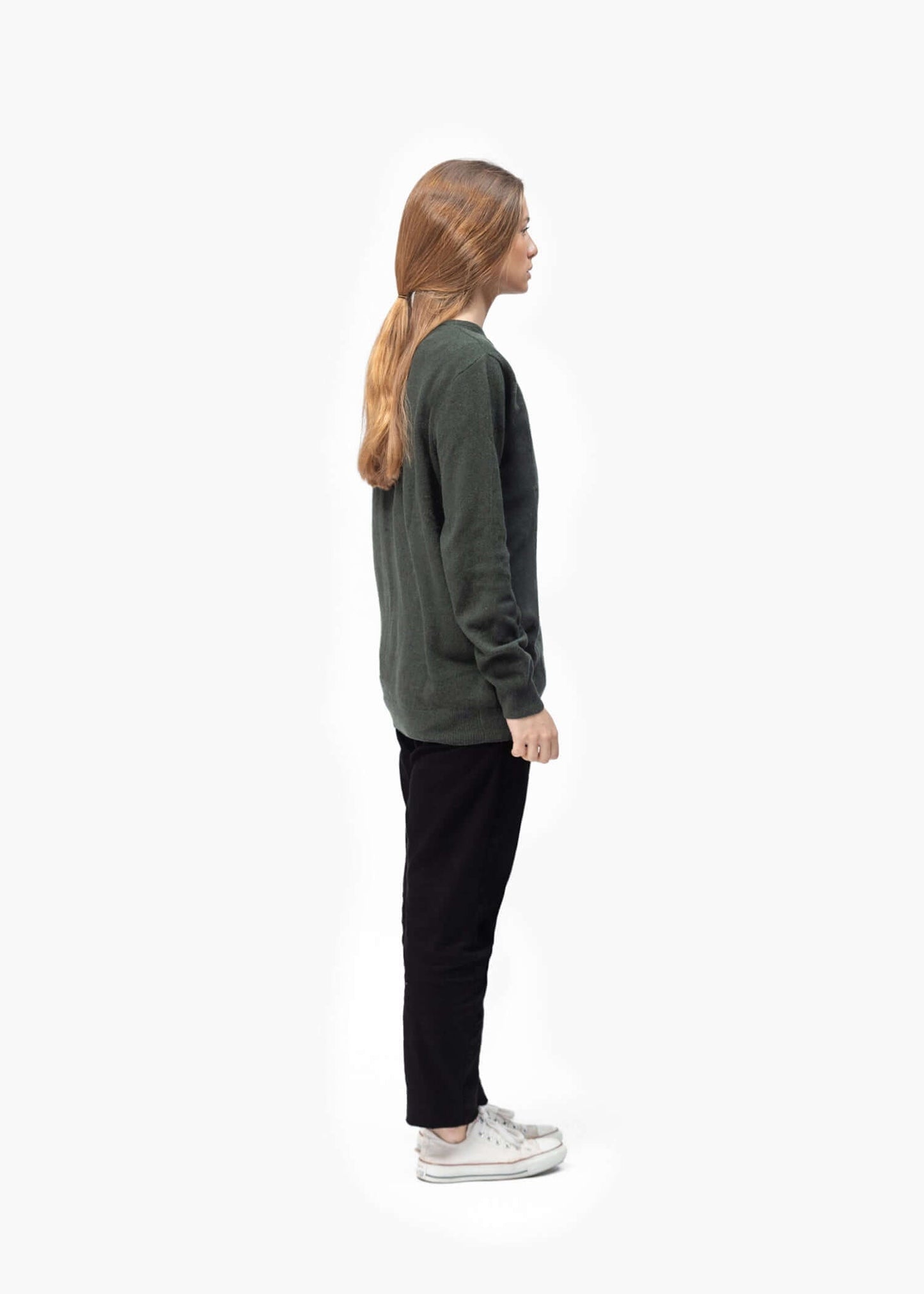 Merino Wool Blend Knit Sweater