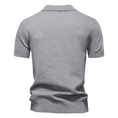 Verona Men's Mesh Polo Shirt – Breathable Short Sleeve