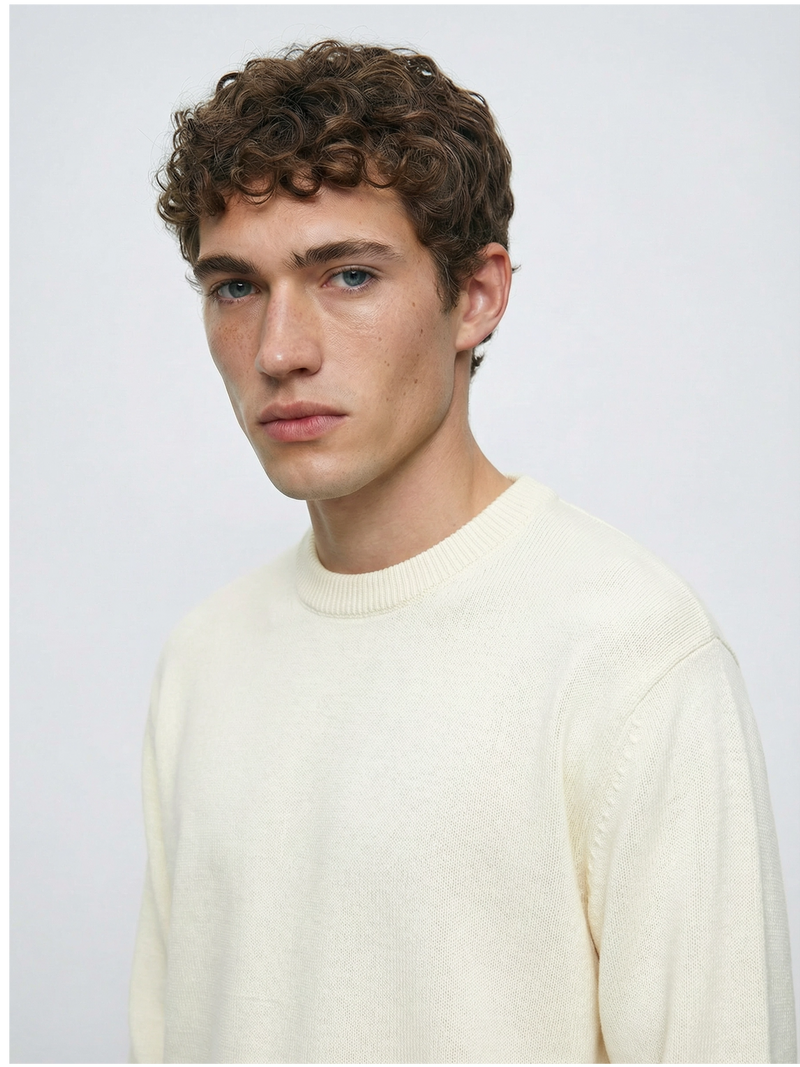 Organic Cotton Knit Sweater