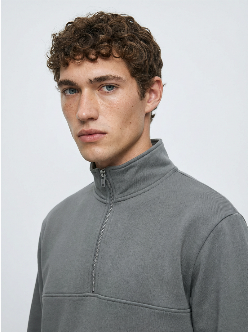 Organic Cotton Zip Hoodie