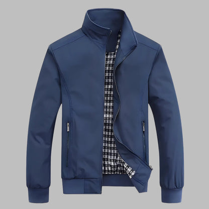 Firenzia Men's Slim Fit Bomber Jacket – Lightweight Casual Coat