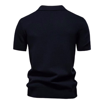 Verona Men's Mesh Polo Shirt – Breathable Short Sleeve
