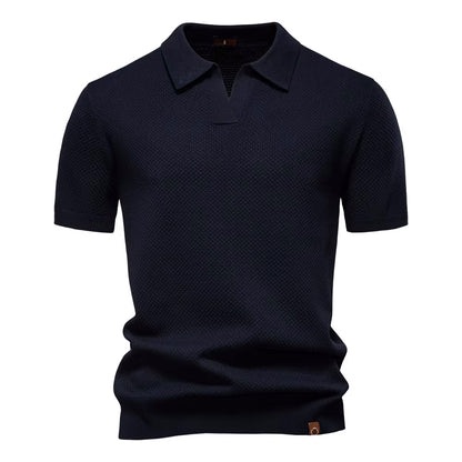 Verona Men's Mesh Polo Shirt – Breathable Short Sleeve