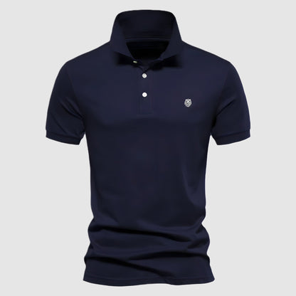 Leone Men's Short Sleeve Polo Shirt – Classic Slim Fit