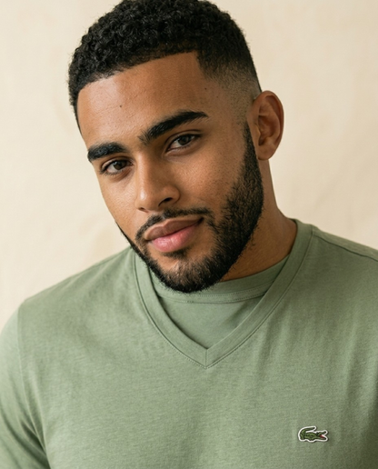 LC Refined V-Neck Cotton Tee