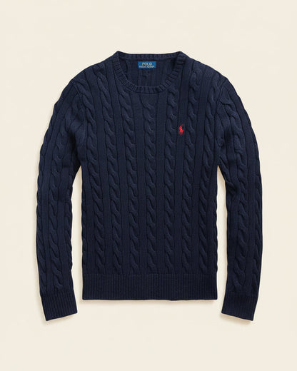 RL Cable-Knit Cotton Jumper