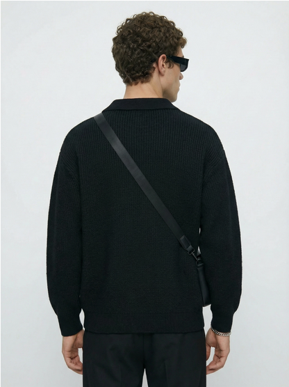 Oversized Quarter-Zip Sweatshirt