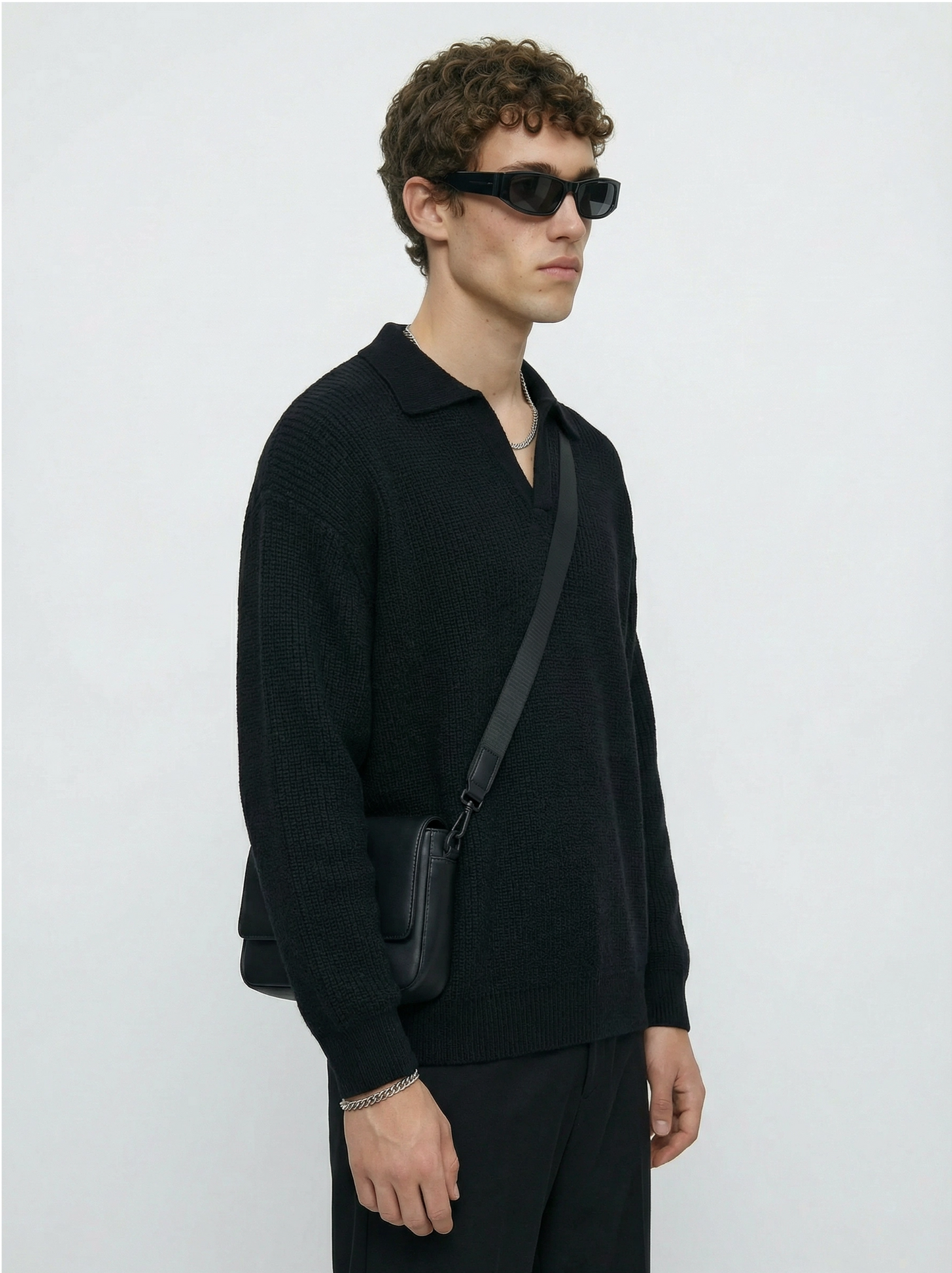 Oversized Quarter-Zip Sweatshirt