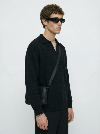 Oversized Quarter-Zip Sweatshirt