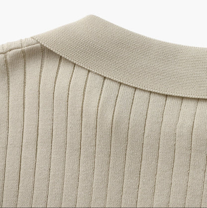 Sollome Heritage Rib-Knit Polo