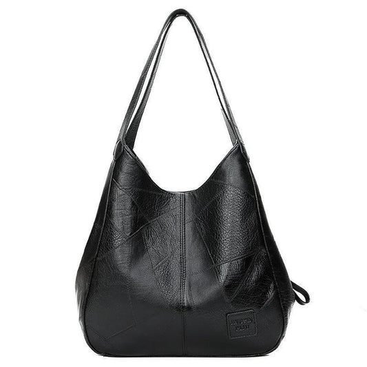 Classic vintage structured leather handbag for women | Carmen