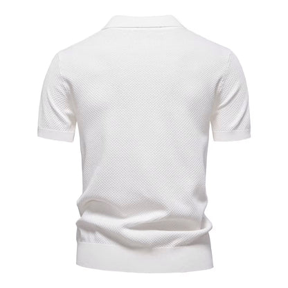 Verona Men's Mesh Polo Shirt – Breathable Short Sleeve