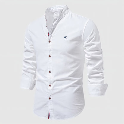 Virtuoso Men's Linen Shirt – Classic Long Sleeve Fit