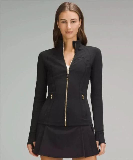 Selvara | Women's High Neck Zip Up Jacket with Pockets